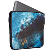 Akrylblau, Sternenhimmel. Laptopschutzhülle (Vorne Rechts)