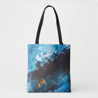 Akrylblau, Sternenhimmel. Tasche
