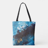 Akrylblau, Sternenhimmel. Tasche (Rückseite)