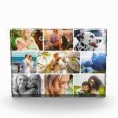 Akrylblock 9 Fotomaterial - Rundteil Fotoblock (Vorderseite)