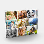 Akrylblock 9 Fotomaterial - Rundteil Fotoblock (Links)