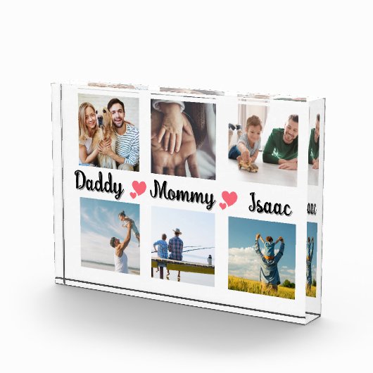 Akrylblock mit benutzerdefiniertem Foto (Rechts)