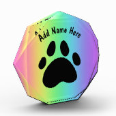Akrylblock mit benutzerdefiniertem Pin Fotoblock (Links)