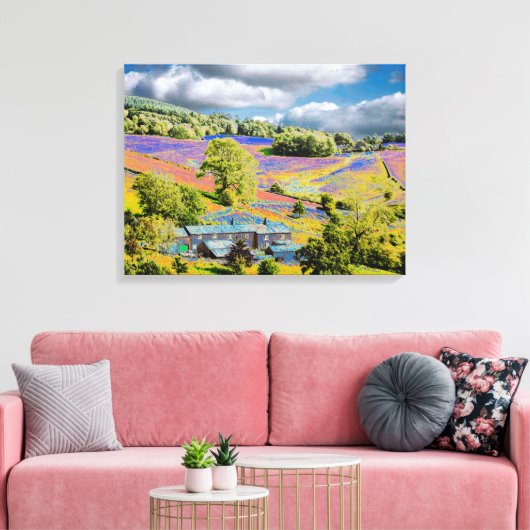 Akryldrucke mit fünf Ashes Card Leinwanddruck (Insitu (Wohnzimmer))