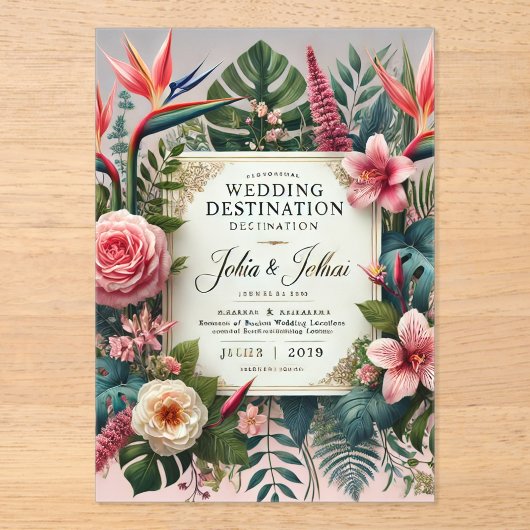 Akryleinladung Acryleinladungen (Vorderseite)