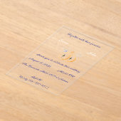 Akryleinladung Acryleinladungen (Ablage )