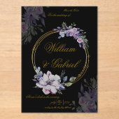 Akryleinladung Acryleinladungen (Vorderseite)