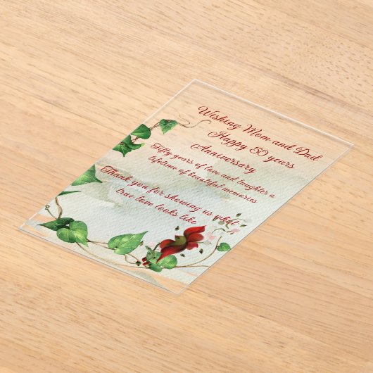 Akryleinladung Acryleinladungen (Ablage )