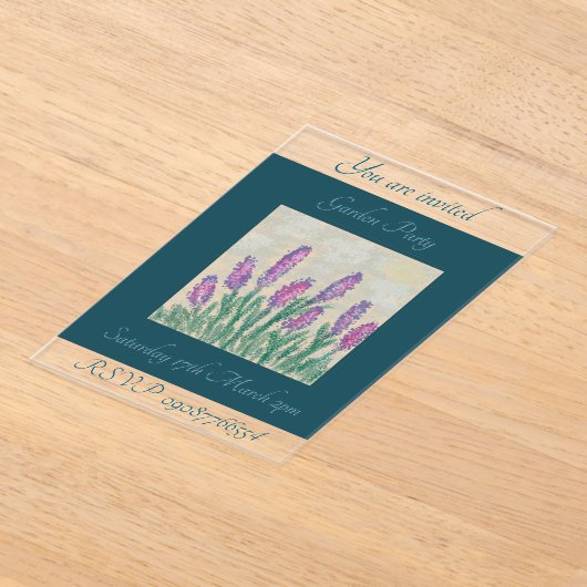 Akryleinladung Acryleinladungen (Ablage )