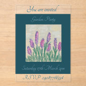 Akryleinladung Acryleinladungen (Vorderseite)