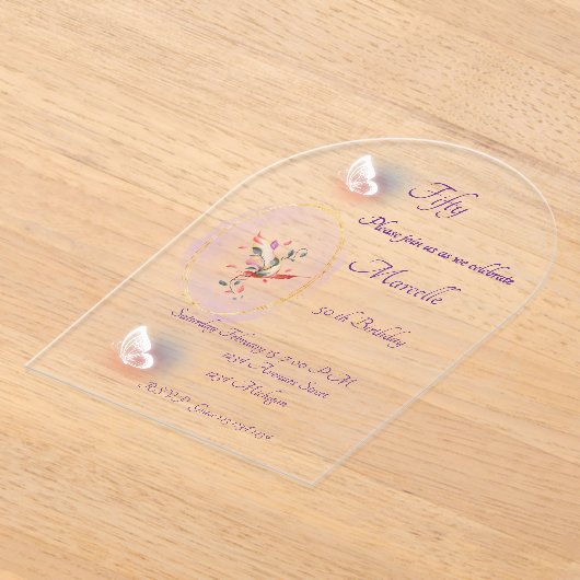 Akryleinladung Acryleinladungen (Ablage )