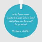 Akryler Lebensbrand Ornament (Rückseite)