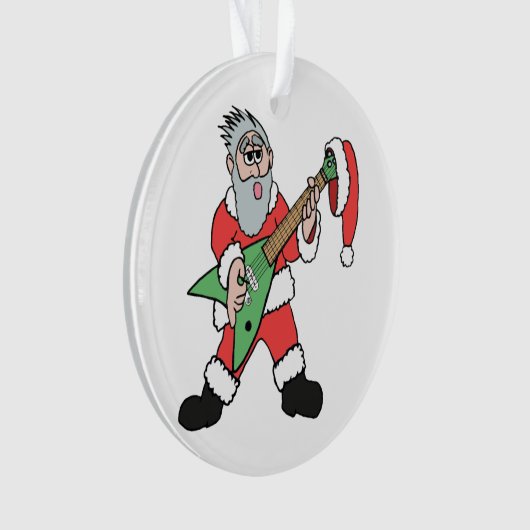 Akryler Ornament mit dem Weihnachtsmann! (Vorderseite)
