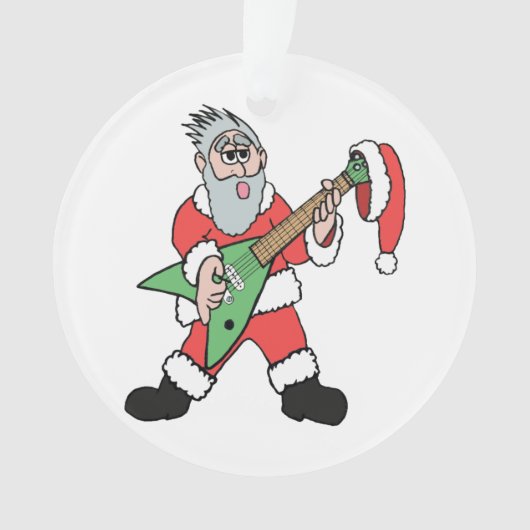 Akryler Ornament mit dem Weihnachtsmann! (Vorderseite)