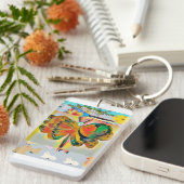 Akryler Schlüsselanhänger Butterfly (Vorderseite rechts)