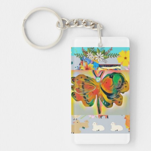 Akryler Schlüsselanhänger Butterfly (Vorderseite)