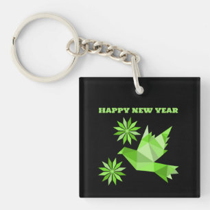 Akryler Schlüsselanhänger mit netter KUNST , GLÜCK