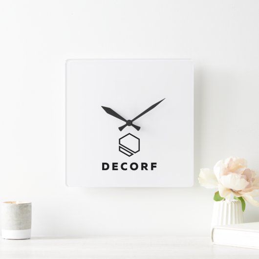 Akryler Wall-Clock-Platz Quadratische Wanduhr (Zuhause)