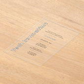 Akryles Clear Tech Innovation Unternehmensereignis Acryleinladungen (Ablage )