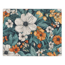 Akryles Feld der Blume rätseln Spaß.