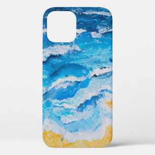 Akryles Meer- und Strandmalerei auf zeichnend Stan Case-Mate iPhone Hülle
