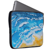 Akryles Meer- und Strandmalerei auf zeichnend Stan Laptopschutzhülle (Vorne Rechts)