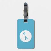 Akrylic-Gepäckmarke Gepäckanhänger (Rückseite vertikal)