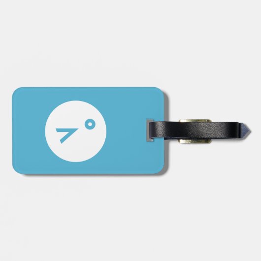 Akrylic-Gepäckmarke Gepäckanhänger (Rückseite horizontal)