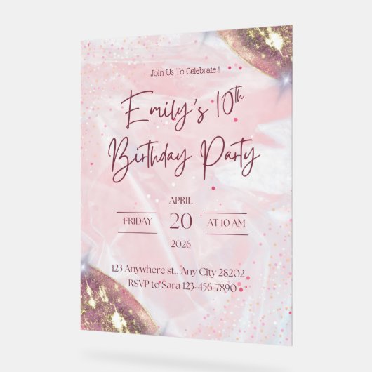 Akryling Acrylschild (Winkel)