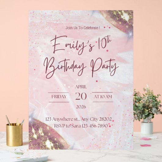 Akryling Acrylschild (Hochzeit)