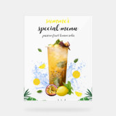 Akryling Acrylschild (Vorderseite)