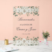 Akrylisches Hochzeitssymbol auf Spanisch Acrylschild (Hochzeit)
