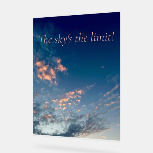 Akrylkunstwerk Acrylschild (Winkel)