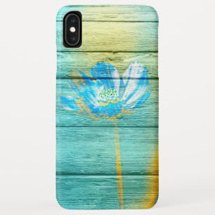 Akryllische Blume auf Holz Case-Mate iPhone Hülle