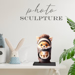 Akryllische Fotoskulptur. Verwandelt ein Foto in e Freistehende Fotoskulptur<br><div class="desc">Einzigartige Statuette für die Fotoskulptur. Erstellen Sie Ihre eigene personalisierte Zuhause- oder Bürodekoration, indem Sie hochgeladene Digitalbilder oder Fotos hochladen! Zazzles maßgeschneiderte Fotoskulpturen ermöglichen es Ihnen, Ihr geliebtes Bild oder Porträt in ein einzigartiges Memento zu verwandeln, indem Sie Ihr Foto oder Digitalbild in eine dreidimensionale Fotoskulptur umwandeln, die auch als...</div>