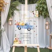 Akryllische Kürbisdusche Begrüßungszeichen Acrylschild