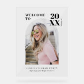 Akryllische personalisierte Graduierungspartei Acrylschild (Vorderseite)