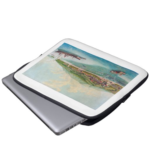 Akryllische Wandkunst Laptopschutzhülle (Vorne Knopf)