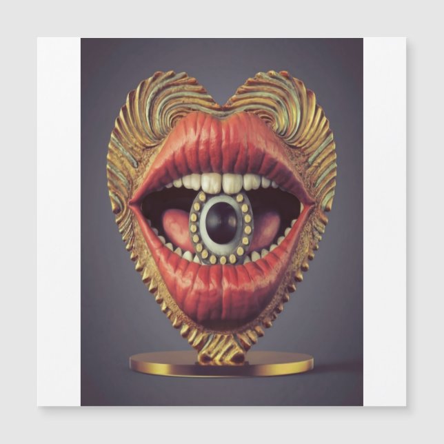 Akryllische Wandkunst Magnetkarte (Vorderseite)