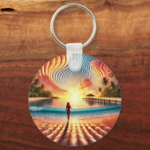 Akryllische Wandkunst Schlüsselanhänger (Rückseite)