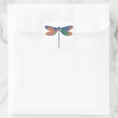 Akryllischer Din Dragonfly-Sticker Quadratischer Aufkleber (Tasche)