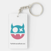 Akryllischer Schlüsselanhänger, doppelseitige Logo Schlüsselanhänger (Rückseite)