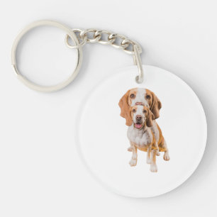 Akryllischer Schlüsselanhänger-Hundedruck Schlüsselanhänger
