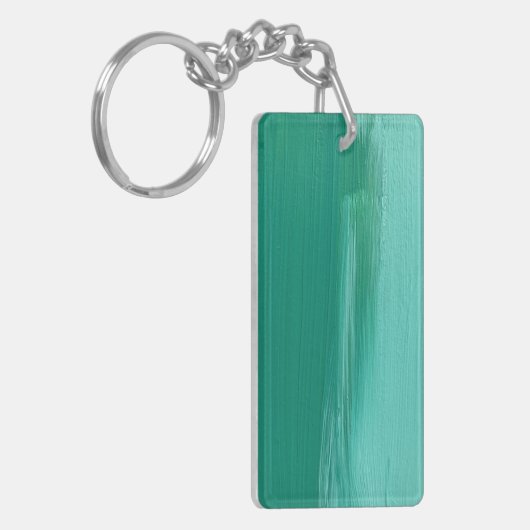 Akryllischer Schlüsselanhänger in Bermuda-Uferdesi (Vorderseite links)