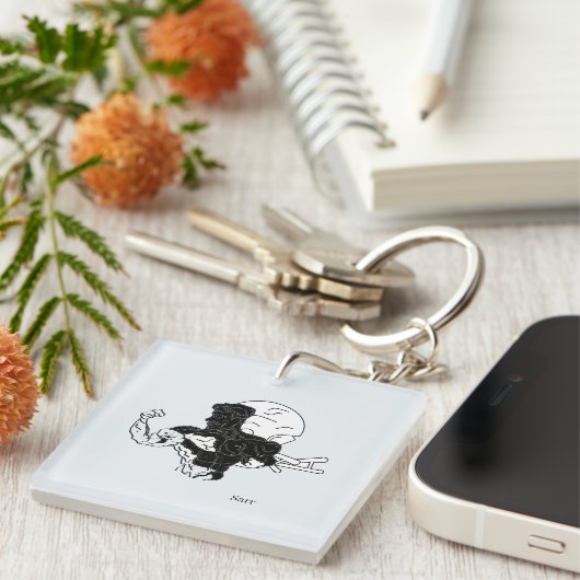 Akryllischer Schlüsselanhänger: Power Schlüsselanhänger (Vorderseite rechts)