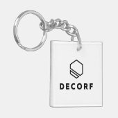 Akryllischer Schlüsselanhänger, quadratisch (beids Schlüsselanhänger (Vorderseite links)