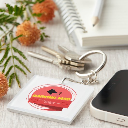 Akryllischer Schlüsselanhänger, quadratisch (beids Schlüsselanhänger (Vorderseite rechts)