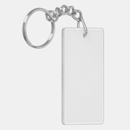 Akryllischer Schlüsselanhänger, Rechteck (beidseit Schlüsselanhänger (Vorderseite links)