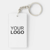 Akryllischer Schlüsselanhänger, Rechteck (beidseit Schlüsselanhänger (Rückseite)