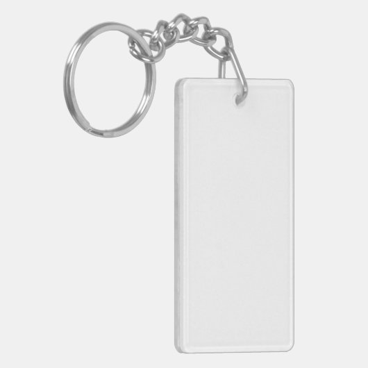 Akryllischer Schlüsselanhänger, Rechteck (beidseit Schlüsselanhänger (Vorderseite links)